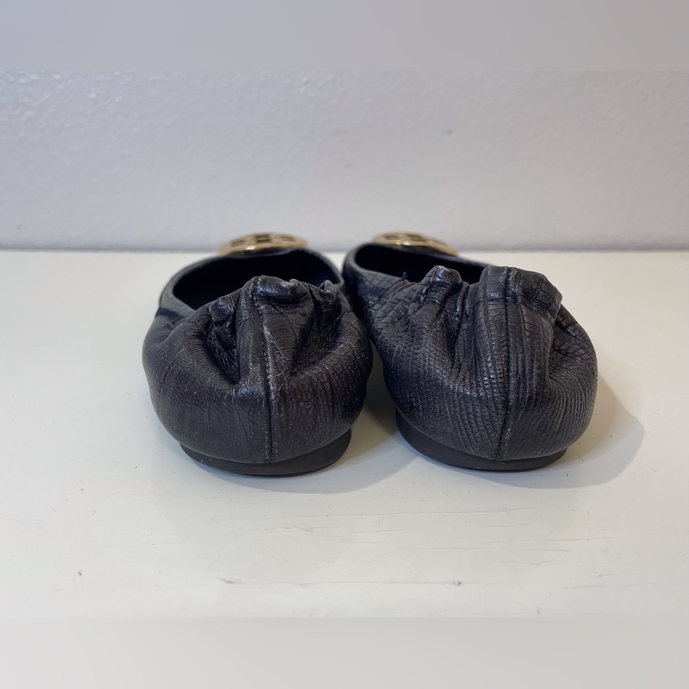 Tory Burch Women’s Python Leather Reva Flats Shoe… - image 5